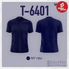 Portman T-6401 (คอกลม สีล้วน) กรม