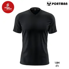 Portman V-01 (คอวี สีล้วน) ดำ