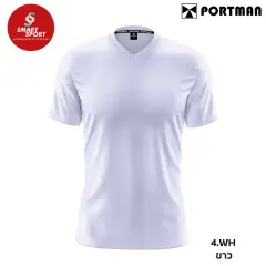 Portman V-01 (คอวี สีล้วน) ขาว