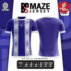 Doo-D D5 MAZE JERSEY น้ำเงิน