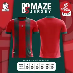 Doo-D D5 MAZE JERSEY แดง
