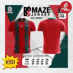 Doo-D D5 MAZE JERSEY แดง