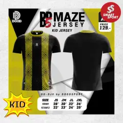 Doo-D D5 MAZE JERSEY ดำ