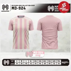 Matador MD-924 ลายทาง เนื้อผ้าเบาสบาย ระบายอากาศดีเยี่ยม ชมพู