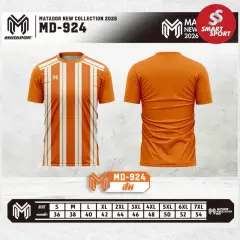 Matador MD-924 ลายทาง เนื้อผ้าเบาสบาย ระบายอากาศดีเยี่ยม ส้ม