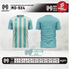 Matador MD-924 ลายทาง เนื้อผ้าเบาสบาย ระบายอากาศดีเยี่ยม ฟ้า