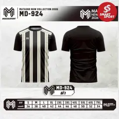 Matador MD-924 ลายทาง เนื้อผ้าเบาสบาย ระบายอากาศดีเยี่ยม ดำ