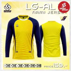 Lugust LG-AL13 แขนยาว (Nami Jersey) เหลือง