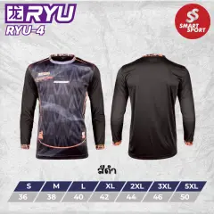 H3 RYU 04 แขนยาว ดำ